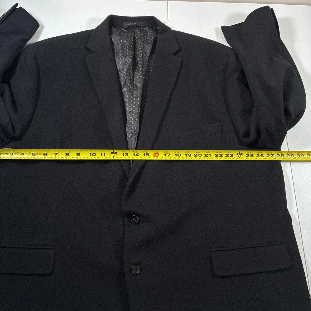 Lauren Ralph Lauren Wool Silk Cashmere Blazer 56R Black Sport Coat (Tag 58R)